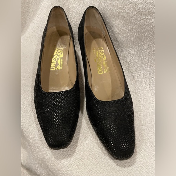 2 pairs Salvatore Ferragamo 9 AAAA Black Heeled Shoes - Picture 7 of 13